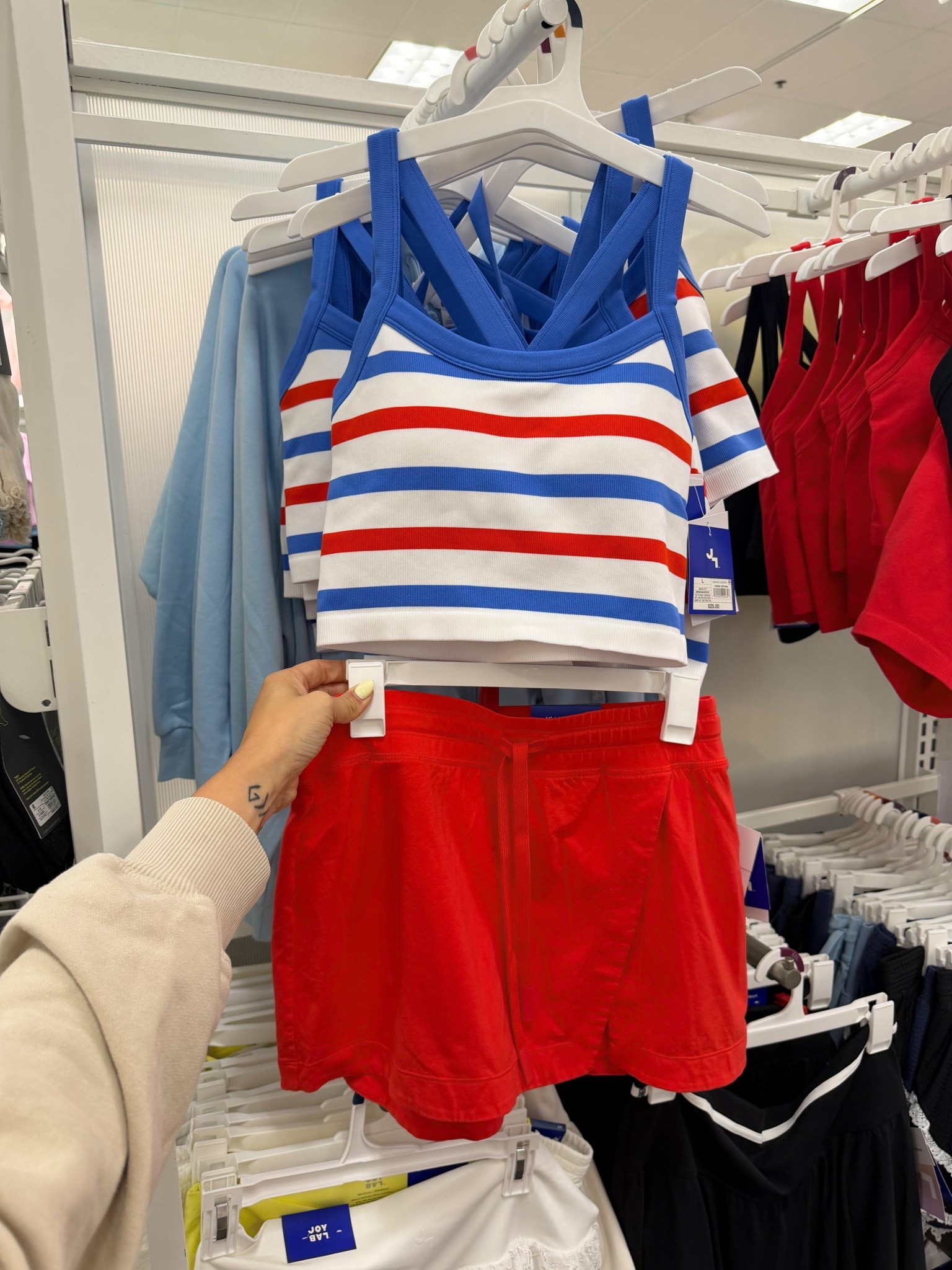 New red, white and blue activewear at Target ❤️🤍💙

#LTKActive #LTKootd #LTKgrwm