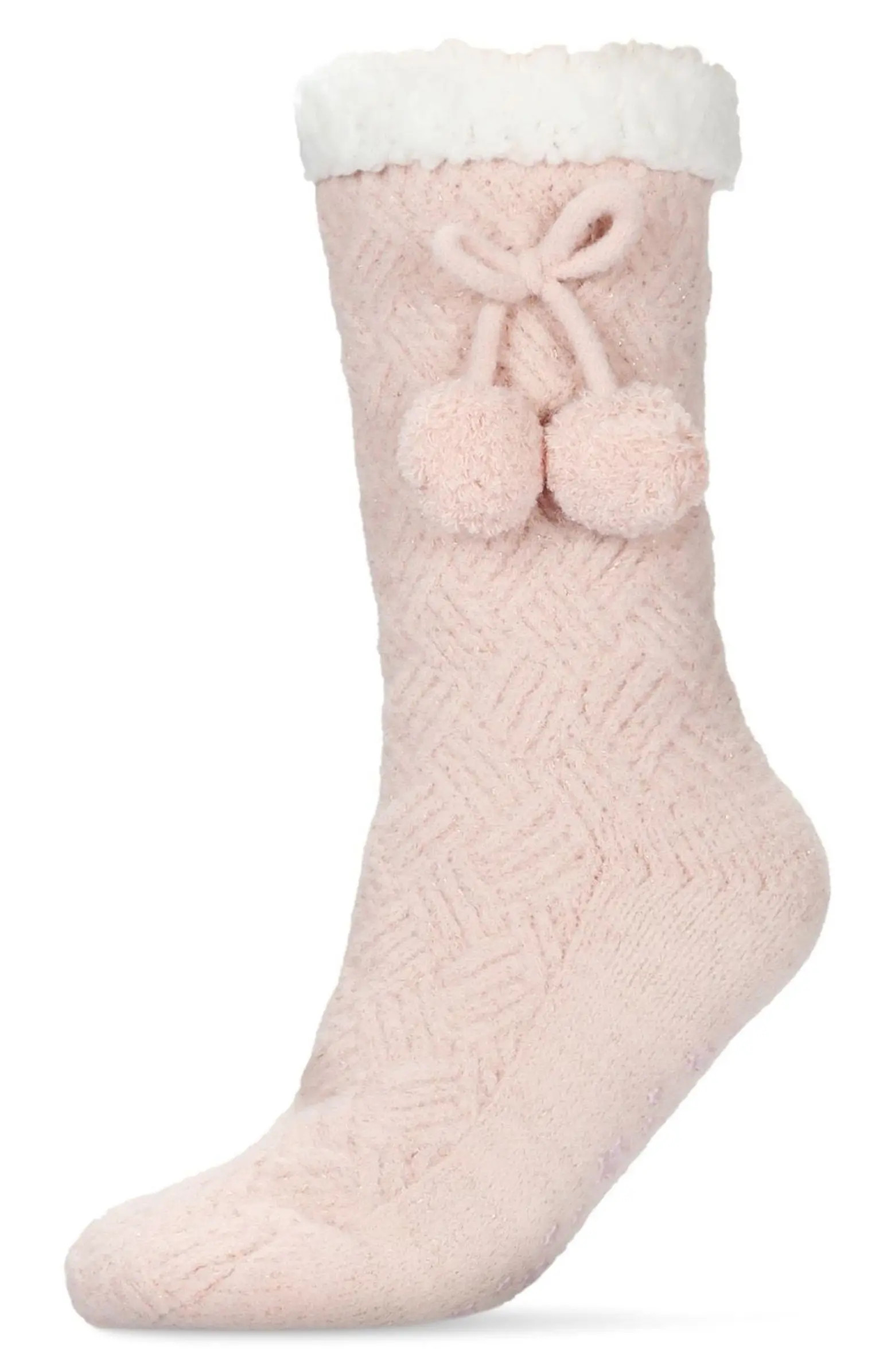 Pompom Fleece Lined Socks | Nordstrom