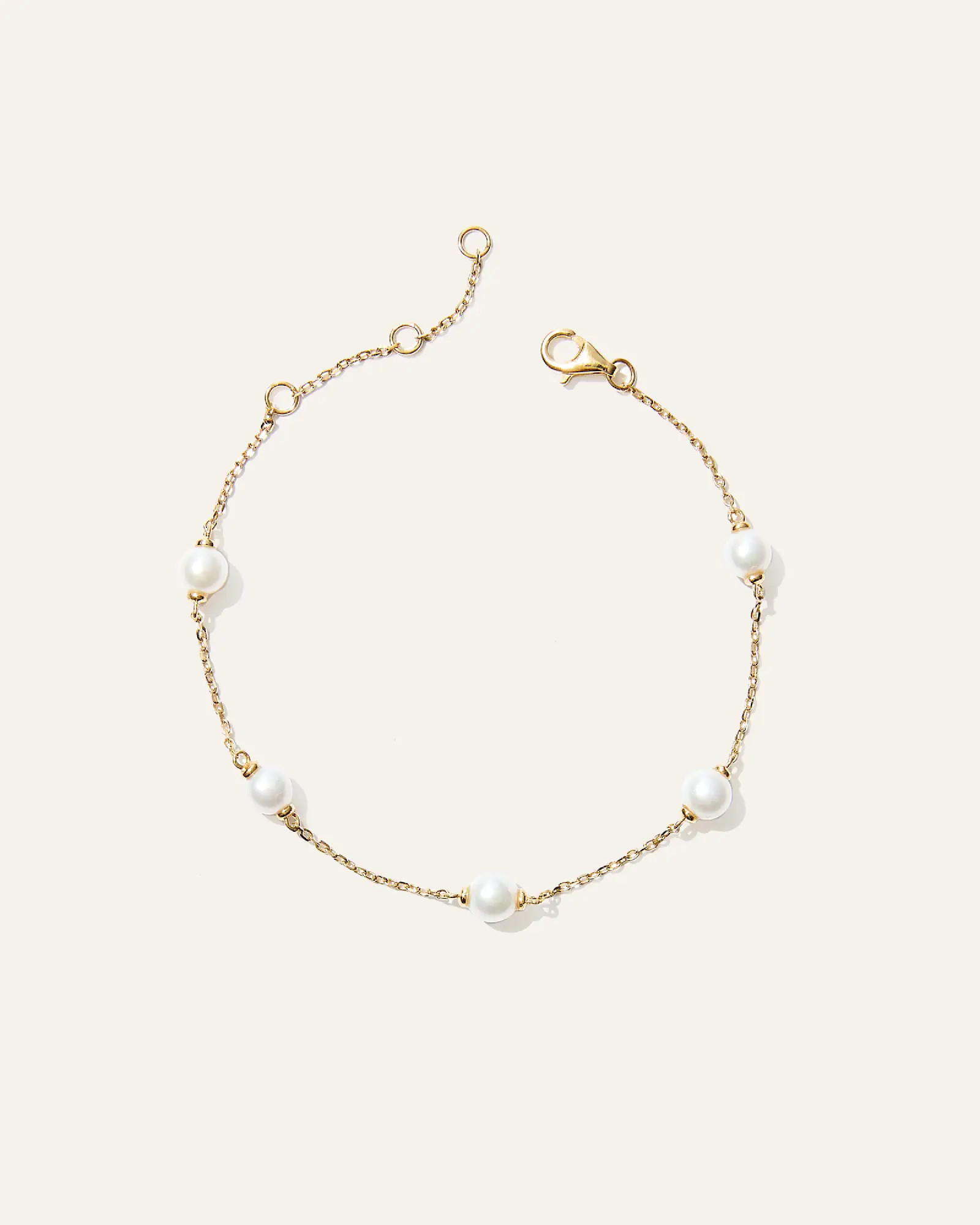 Freshwater Cultured Pearl Station Bracelet | Quince