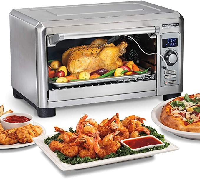 Hamilton Beach Professional Sure-Crisp Digital Air Fryer Countertop Toaster Oven, 1500W, Fits 12... | Amazon (US)