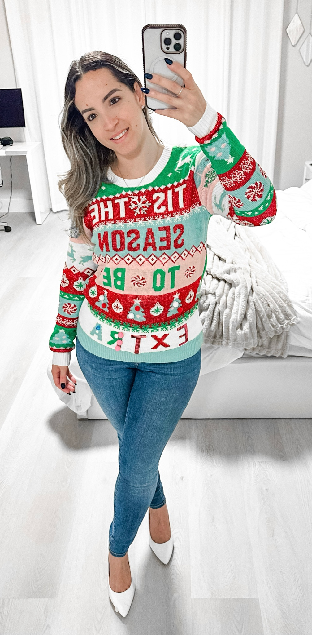 Ugly Christmas Sweater but make it cute 🎄
Size: M


Christmas, Christmas Fashionn

#LTKSeasonal #LTKHoliday #LTKFindsUnder50