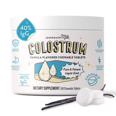 Legendairy Milk Colostrum Supplement Chewable Tablets - 60ct | Target