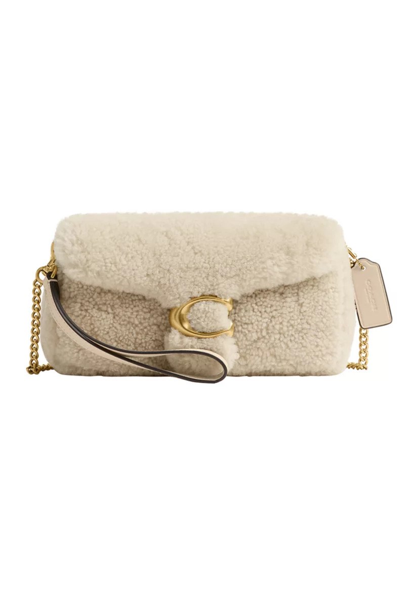 Tabby Chain Crossbody Bag 19 in Shearling | Belk
