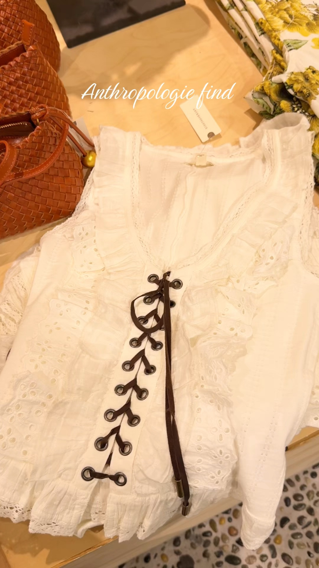 this white eyelet tank is everything for summer 🤍 the lace detail + tie front makes it so flattering and easy to style

#liketkit #ltkstyle #ltkfinds #summerstyle #whiteoutfit @Anthropologie 

#LTKFestival #LTKootd #LTKgrwm