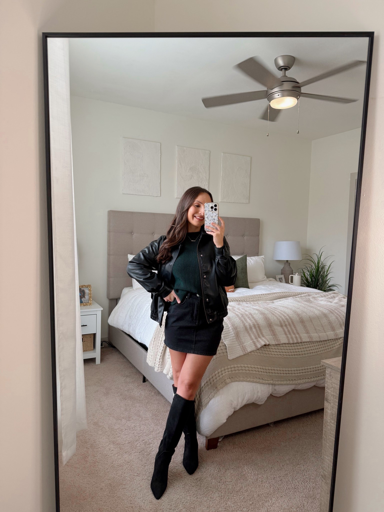 Amazon Black Friday! 
Skirt - XS,
boots - true to size,
Leather jacket - XS

#LTKCyberWeek #LTKgrwm #LTKootd