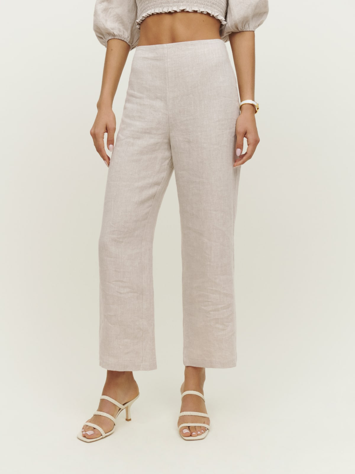 Scarlett Linen Two Piece | Reformation (Global)