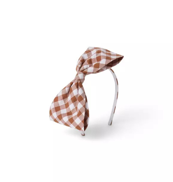 Gingham Bow Headband | Janie and Jack