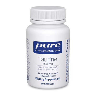 Pure Encapsulations Taurine 500 mg - Amino Acid Supplement for Liver, Eye Health, Antioxidants, Heart, Brain, and Muscles* - 60 Capsules | Target