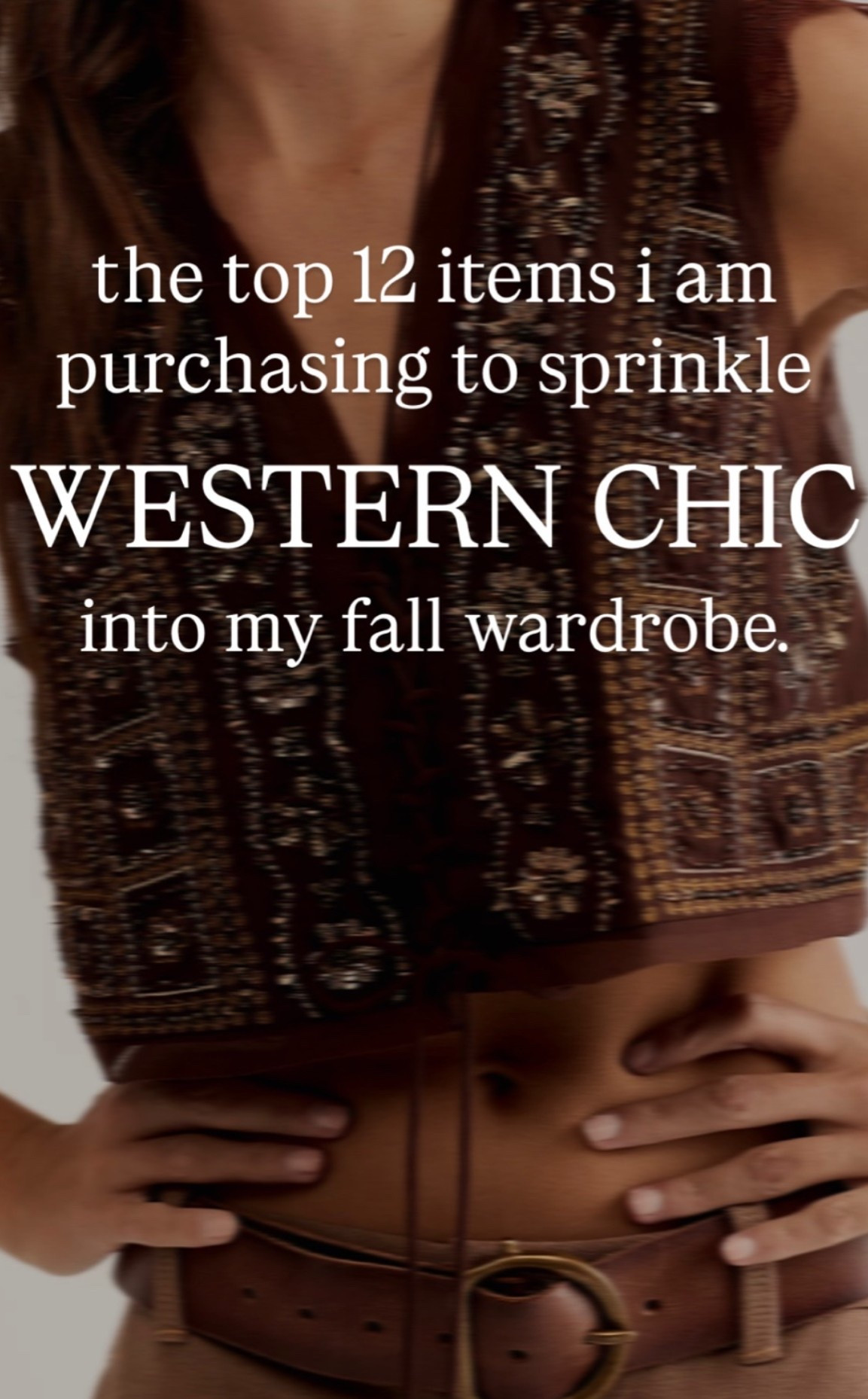 western sprinkles into my fall wardrobe