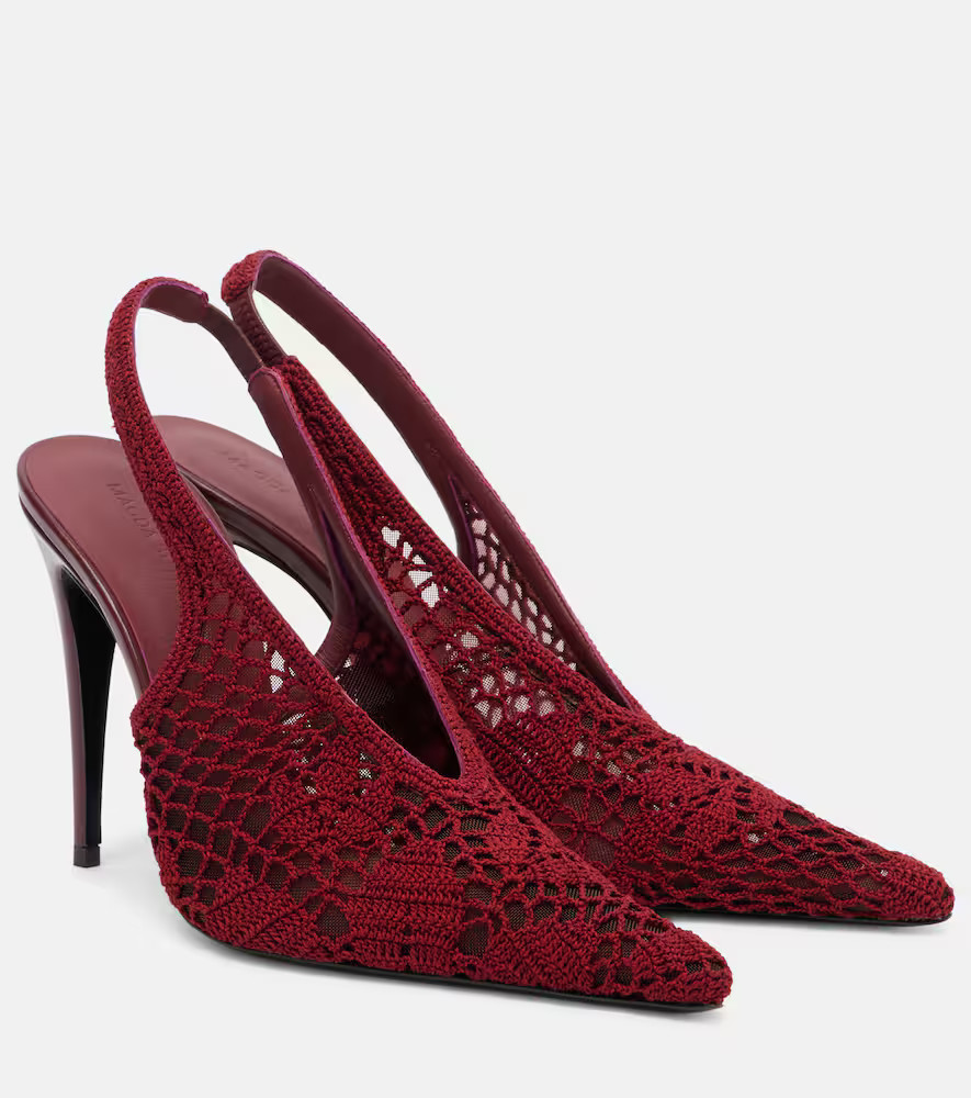 Magda Butrym 105钩编露跟高跟鞋 | Mytheresa (INTL)