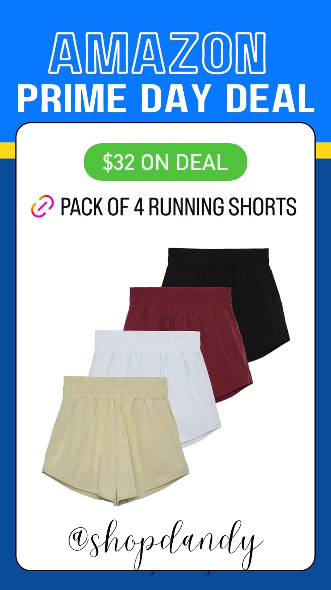4 pack running shorts $32 ON Amazon prime day DEAL

#LTKSaleAlert #LTKStyleTip #LTKFindsUnder50