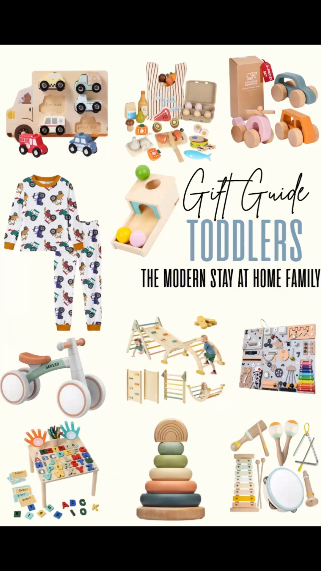 🎁 Toddler Gift Guide 2025 🎁
Looking for the perfect Christmas gifts for toddlers? This guide from The Modern Stay at Home Family is filled with educational toys, Montessori toys, wooden play sets, and learning activities your little one will love! 🧸 From balance bikes and activity boards to wooden puzzles, pretend play food sets, and stacking toys, these gift ideas are both fun and developmentally focused. 🎄 Perfect for toddler boys and girls, holiday gifting, and Montessori-inspired homes!

toddlergiftguide christmasgiftsfortoddlers montessoritoys woodentoys learningthroughplay educationaltoys holidaygiftguide modernstayathomefamily toddlermom giftideasforkids

#LTKKids #LTKGiftGuide #LTKCyberWeek