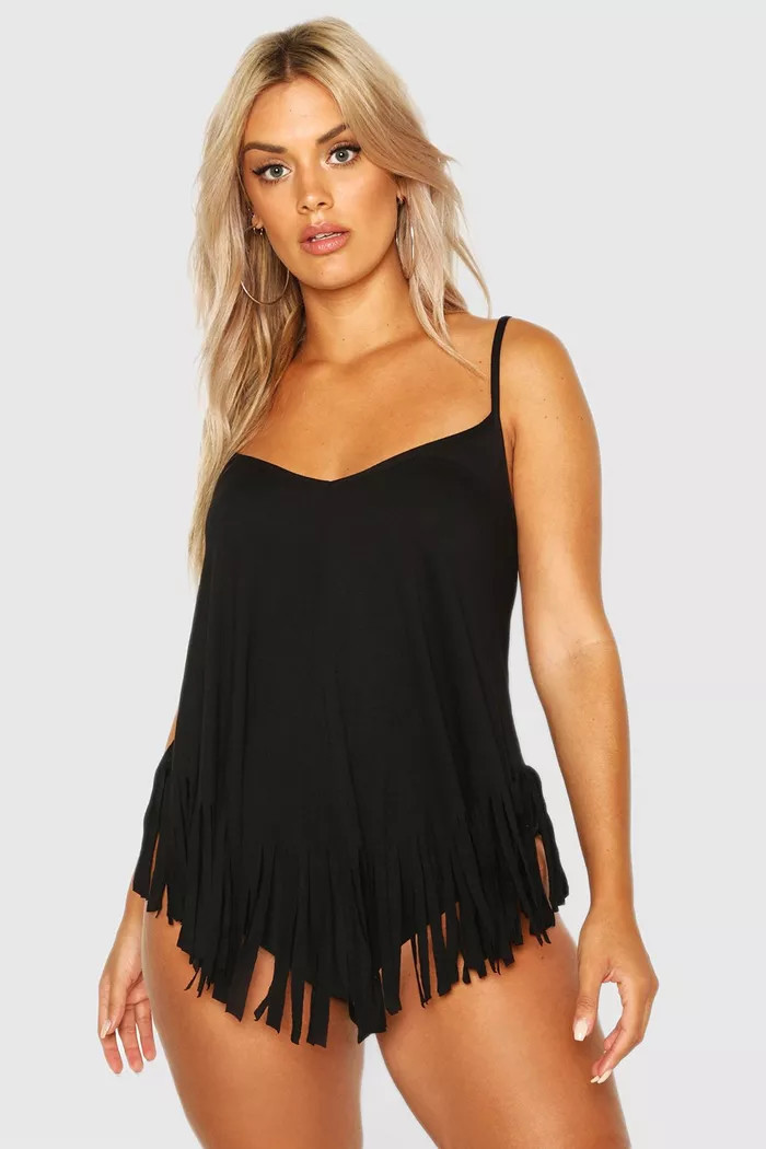 Plus Tassel Beach Camisole | Boohoo.com (US & CA)