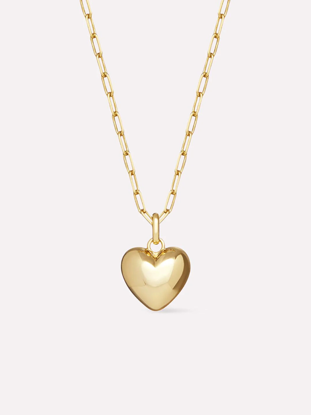 Puffed Heart Necklace - Lev | Ana Luisa Jewelry | Ana Luisa