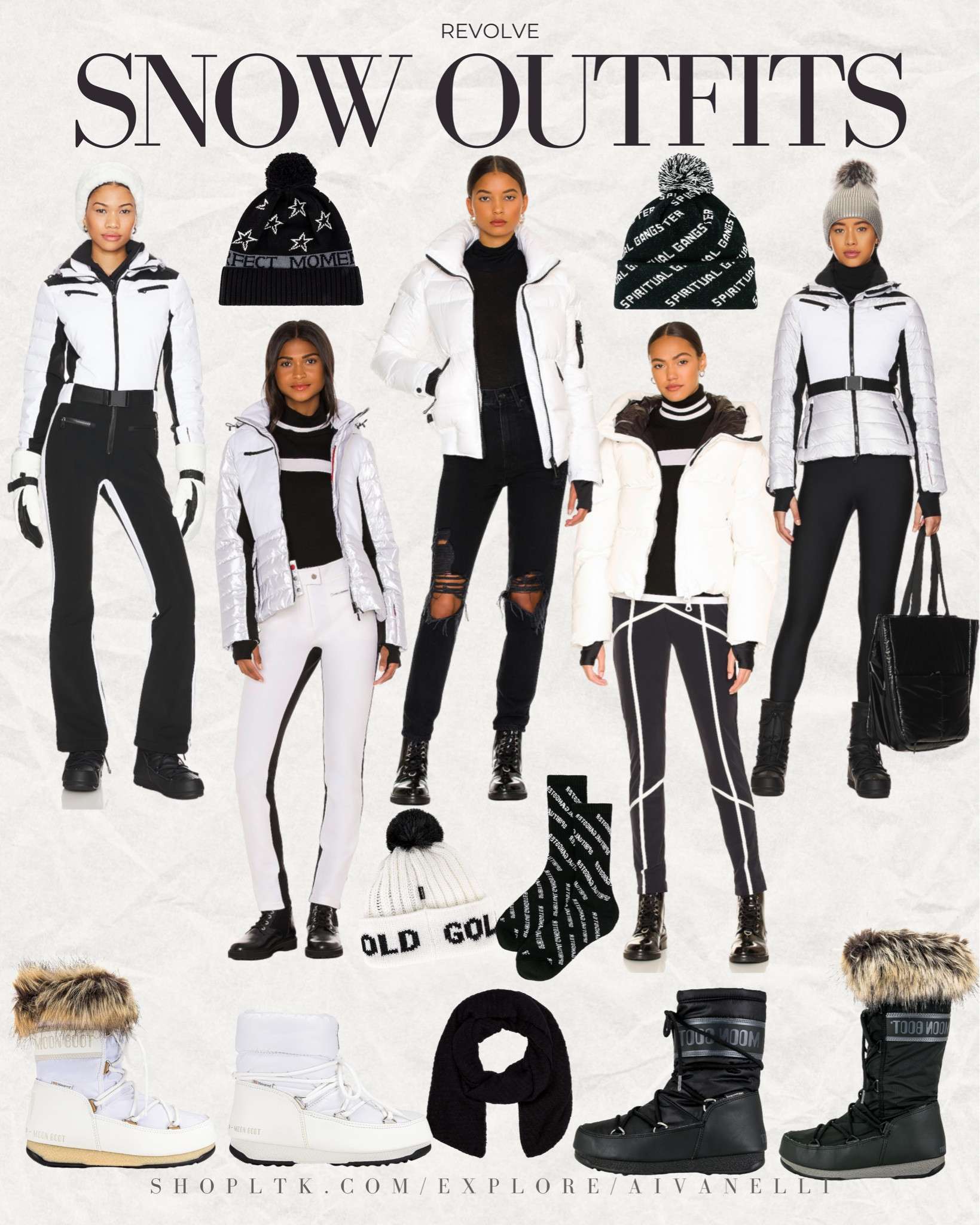 Revolve Snow and Ski Outfits!

Women’s distressed denim
Leather pants
Black heels
Hoop earrings
Black clutch
Women’s night looks
Styled look
Women’s workwear
Fall fashion
Denim jeans
Turtleneck
Cozy sweaters
Womens loungewear
Womens booties
Womens boots
Fall boots
Fall booties
Fall style
Fall outfit ideas
Winter outfit ideas
Winter outerwear
Winter coats
Puffer jackets
Puffer vest
Puffer coat
Cropped puffer
Gift guide for her
Gifts for her
Gifts for teachers
Holiday gift guide
Christmas gift ideas

#LTKSeasonal #LTKstyletip #LTKtravel