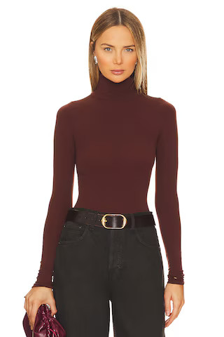 Commando Ballet Turtleneck Bodysuit in Copper from Revolve.com | Revolve Clothing (Global)
