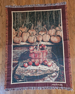 Bob Timberlake Home Collection Tapestry Throw Blanket Autumn Reflections USA | eBay US