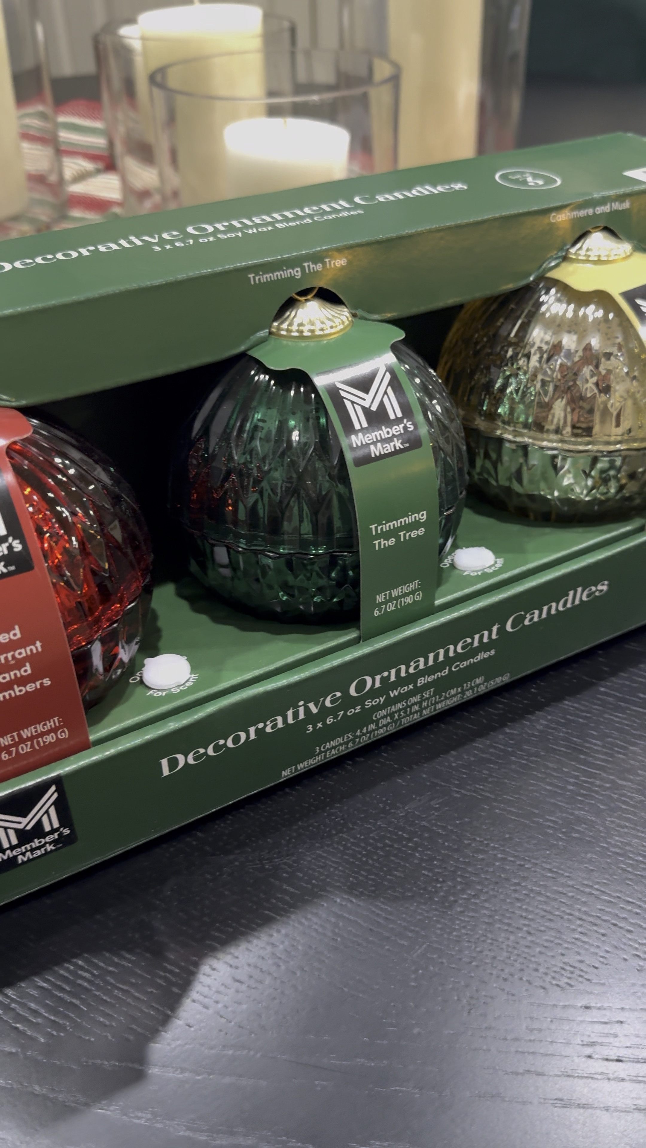 Such a great holiday gift set from Sam’s Club! These decorative candle ornaments are the perfect add to your gift sets, decor or even a gift to your coworker! 

#LTKSeasonal #LTKHoliday #LTKGiftGuide