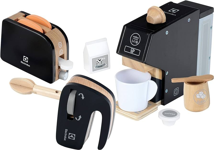 Theo Klein Electrolux 7404 Wood I Set consisting of Coffee Maker, Blender and Toaster I Accessori... | Amazon (US)