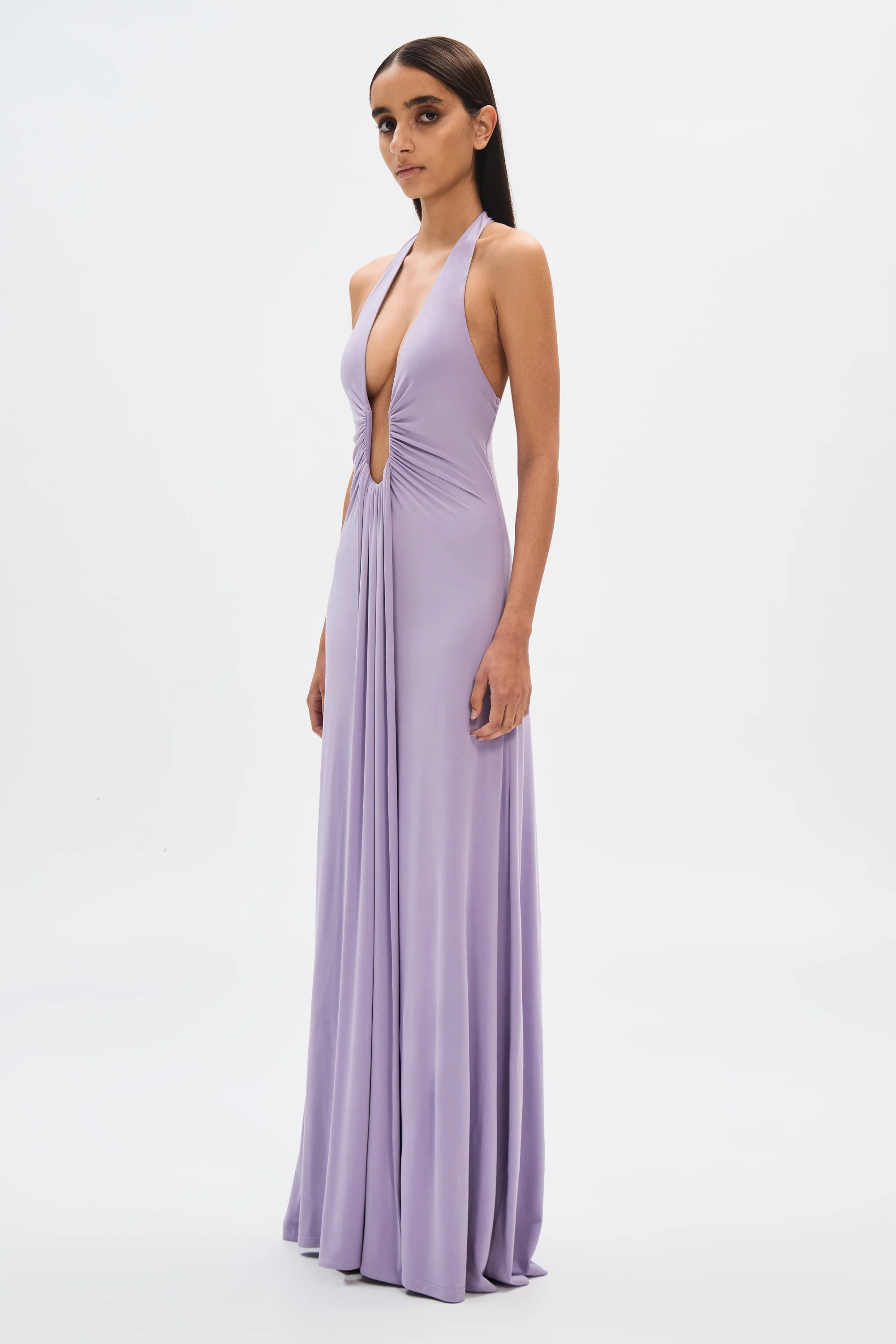 JENNIFER CUPRO MAXI DRESS | MISHA