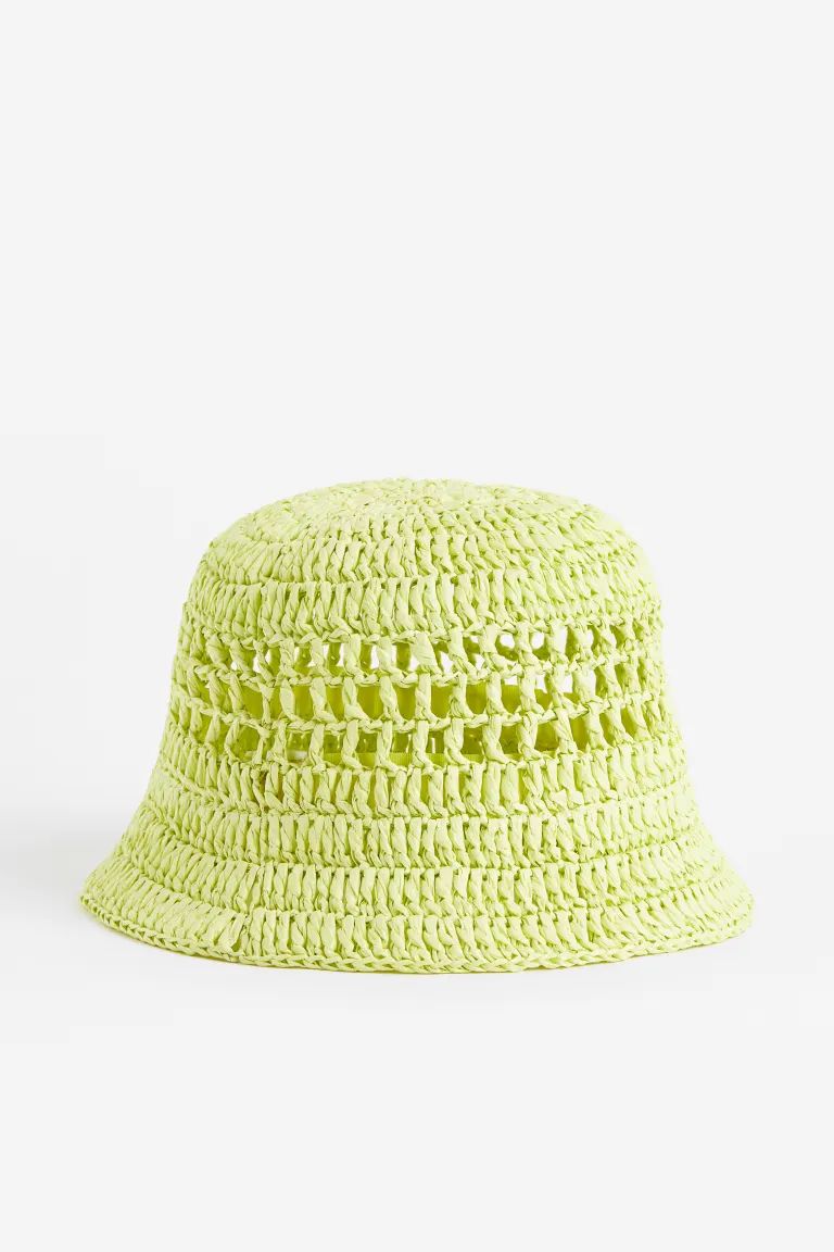 Crochet-look Straw Hat | H&M (US + CA)