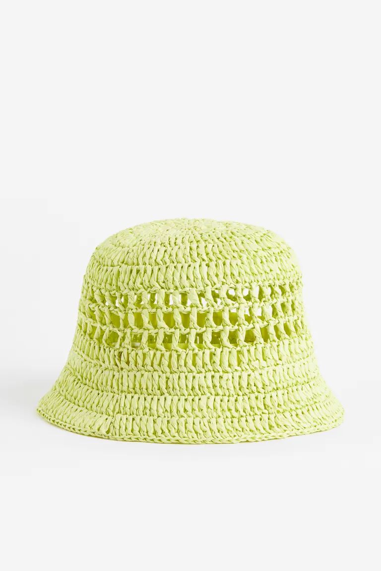 Crochet-look Straw Hat | H&M (US)