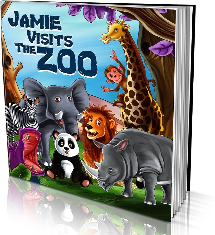 Personalized Story Book by Dinkleboo - "Visits The Zoo" - for Children Aged 2 to 8 Years Old - A ... | Amazon (US)