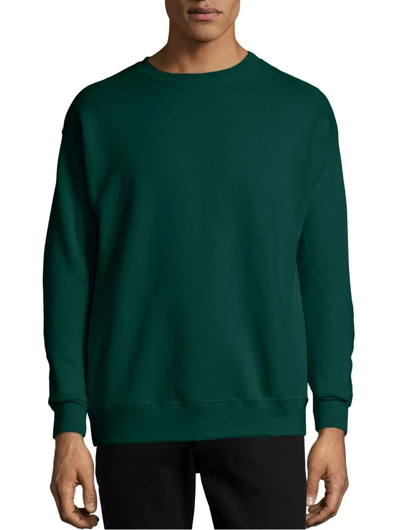 Hanes Men's and Big Men's Ecosmart Fleece Sweatshirt, up to Size 5XL | Walmart (US)