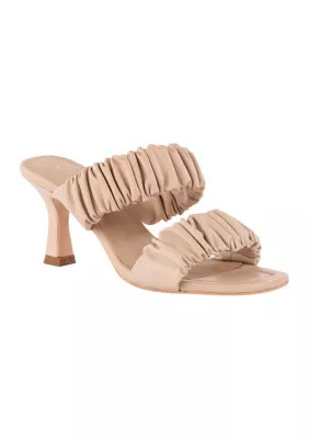 Seychelles Women's Leeward Heeled Puff Sandals, Ivory, 8.5M | Belk