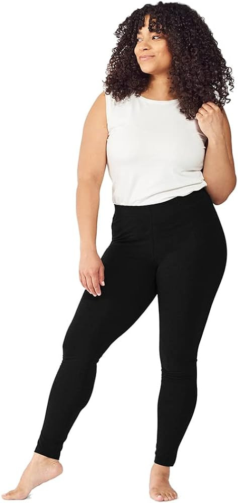Maggie's Organics Cotton Base Layer Leggings - Ankle Length - Soft & Stretchy | Amazon (US)