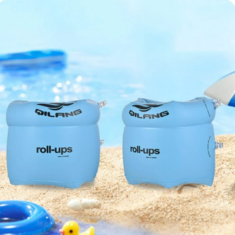 Clearance Roll-On/Off Arm Floaties for Kids 6-12 Years and Adult-1 Pack Swim Floaty with Dual Val... | Walmart (US)