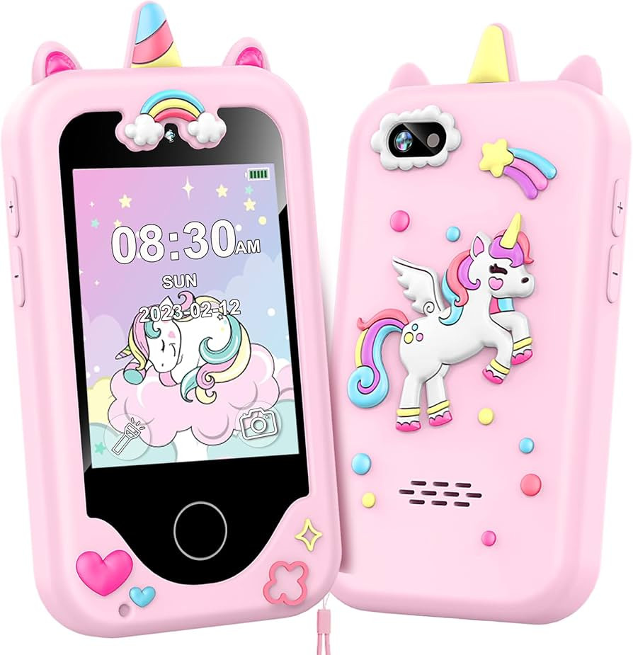 Kids Smart Phone for Girls Toys, Gifts for 3-10 Year Old Girl Boy Christmas Birthday Kids Toys, 2... | Amazon (US)