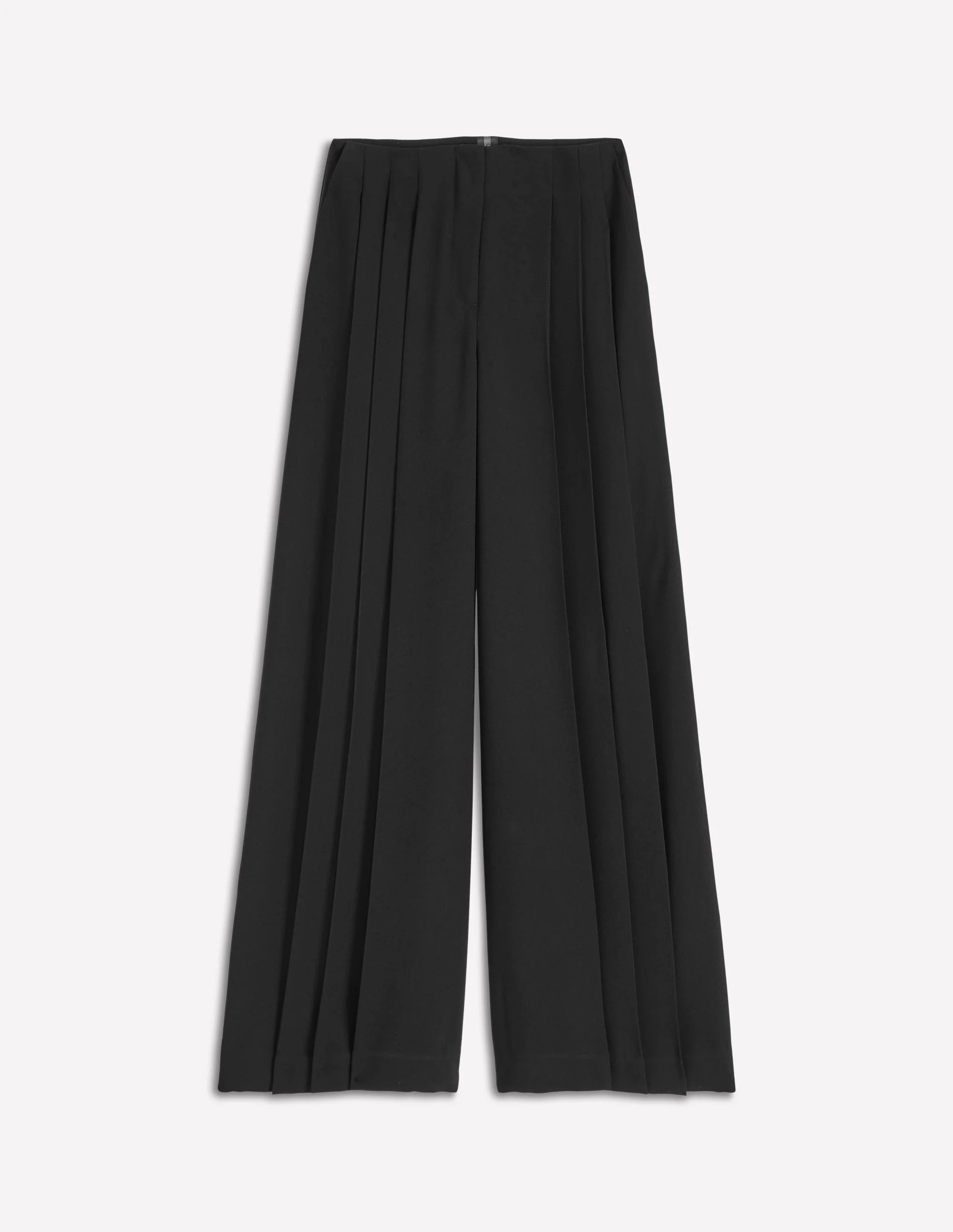 Regent Wide Leg Trousers-Black | Boden UK