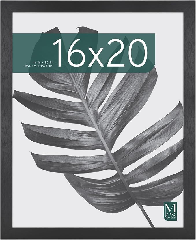 MCS Studio Gallery 16x20 Poster Frame Black Woodgrain Engineered Wood, Vertical & Horizontal Wall... | Amazon (US)