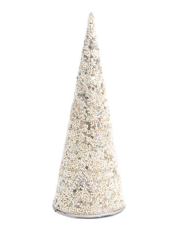 13in Beaded Sequin Cone | Marshalls