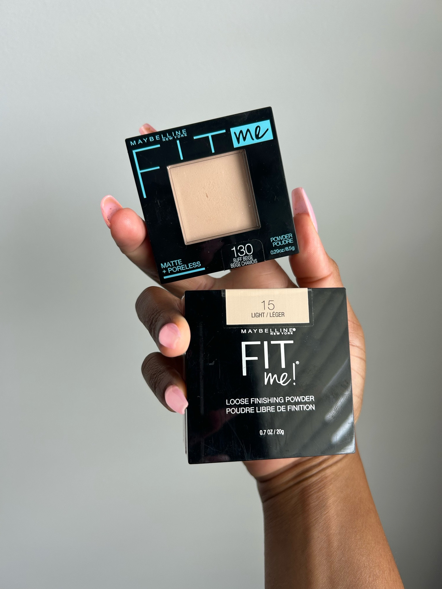 THESE POWDERS HAVE ME SHOOK! maybelline FIT ME press powder in 130 and the loose powder in shade 15 (light) 

#LTKStyleTip #LTKSaleAlert