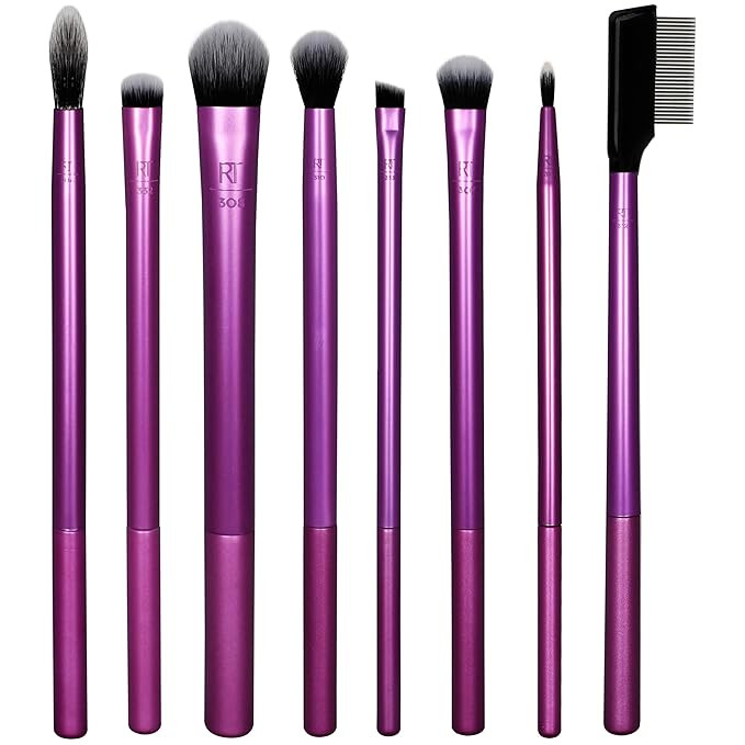 Real Techniques Everyday Eye Essentials Makeup Brush Kit, Eye Makeup Brushes for Eye Liner, Eyesh... | Amazon (US)