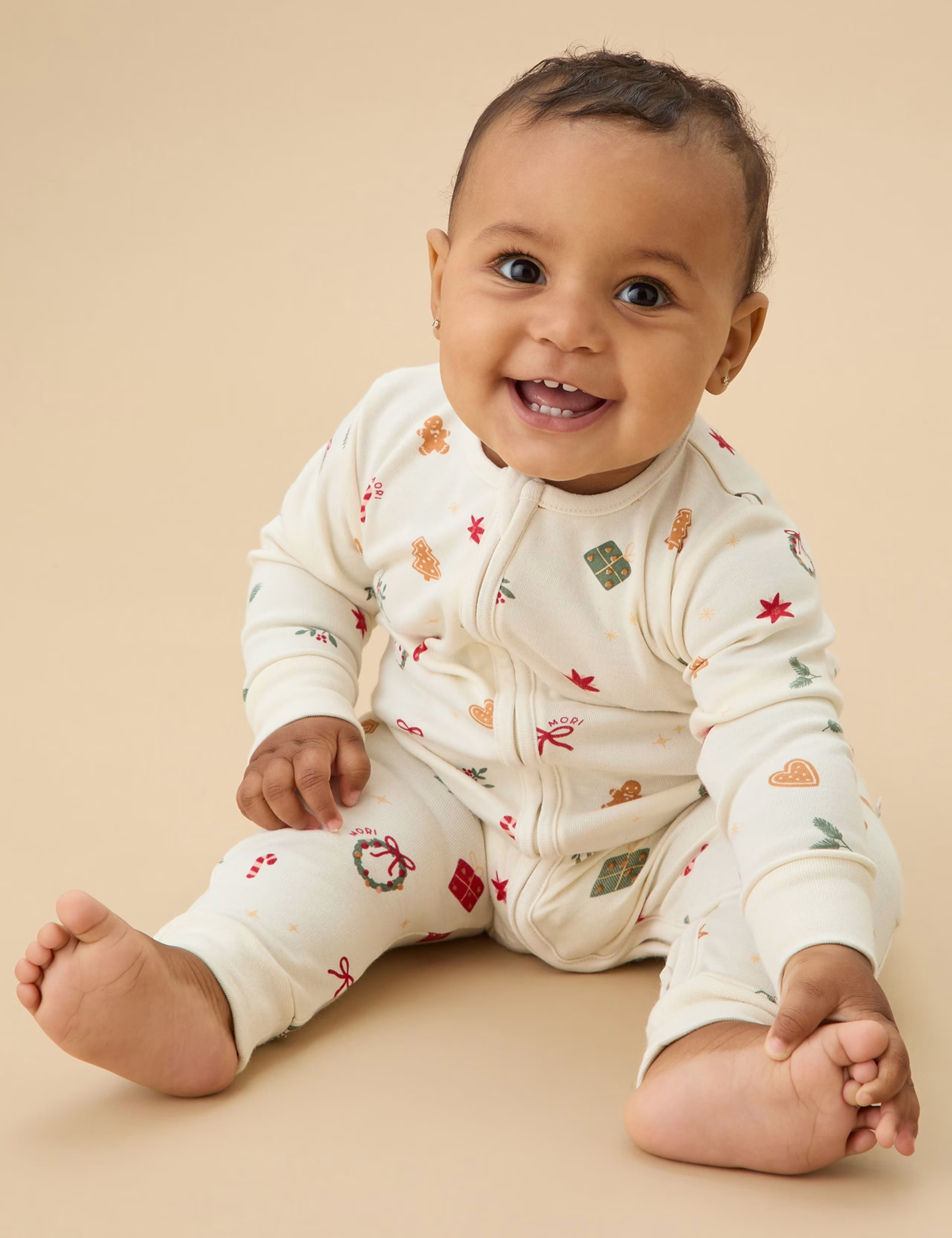 Cotton Blend Zip Sleepsuit (0-24 Mths) | Marks & Spencer (UK)