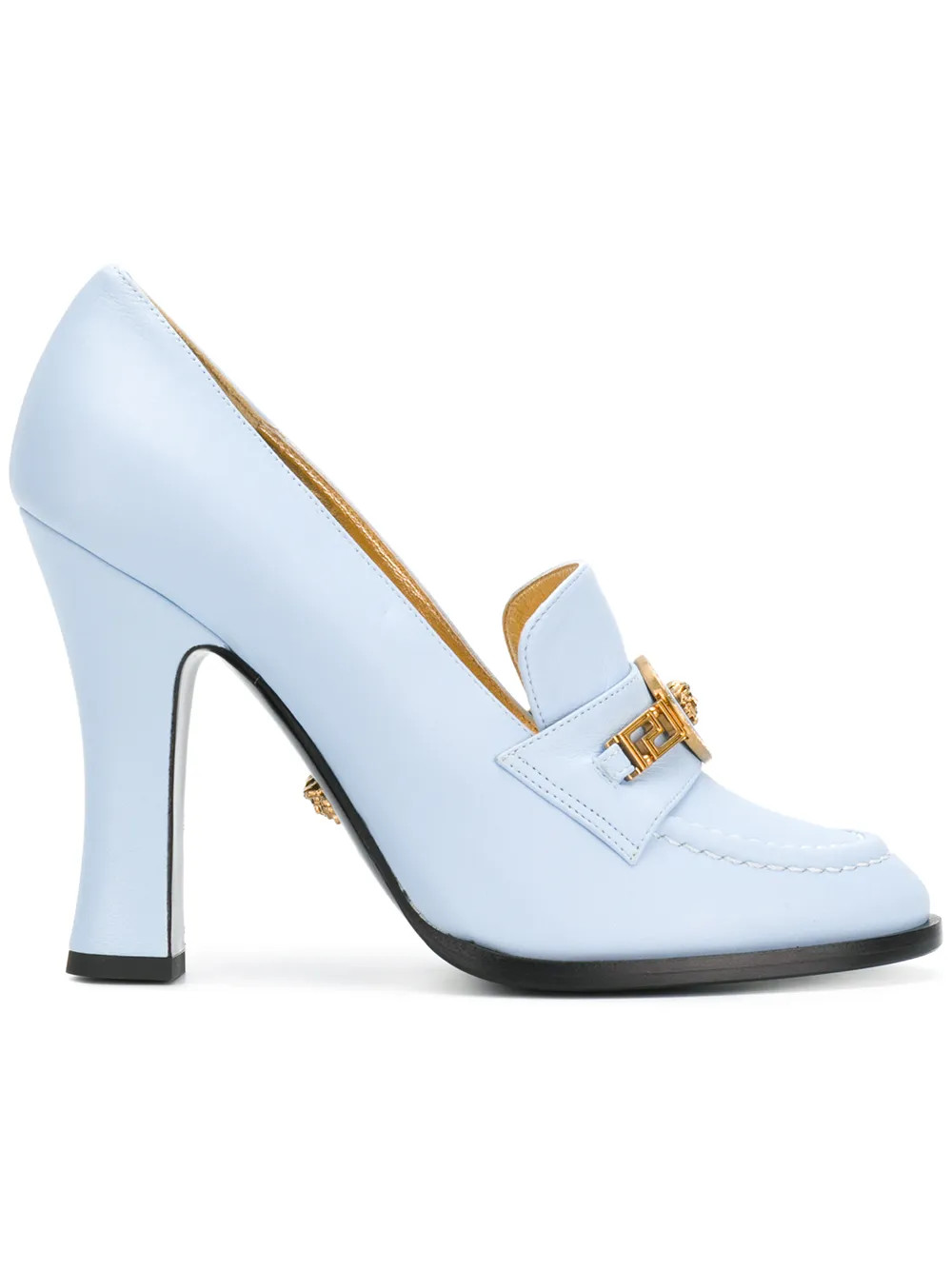 Versace Medusa badge pumps - Blue | FarFetch US