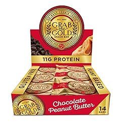 Snack Bars by Grab The Gold - Organic, Gluten Free, Vegan, Kosher, & Dairy Free - 11g of Protein ... | Amazon (US)