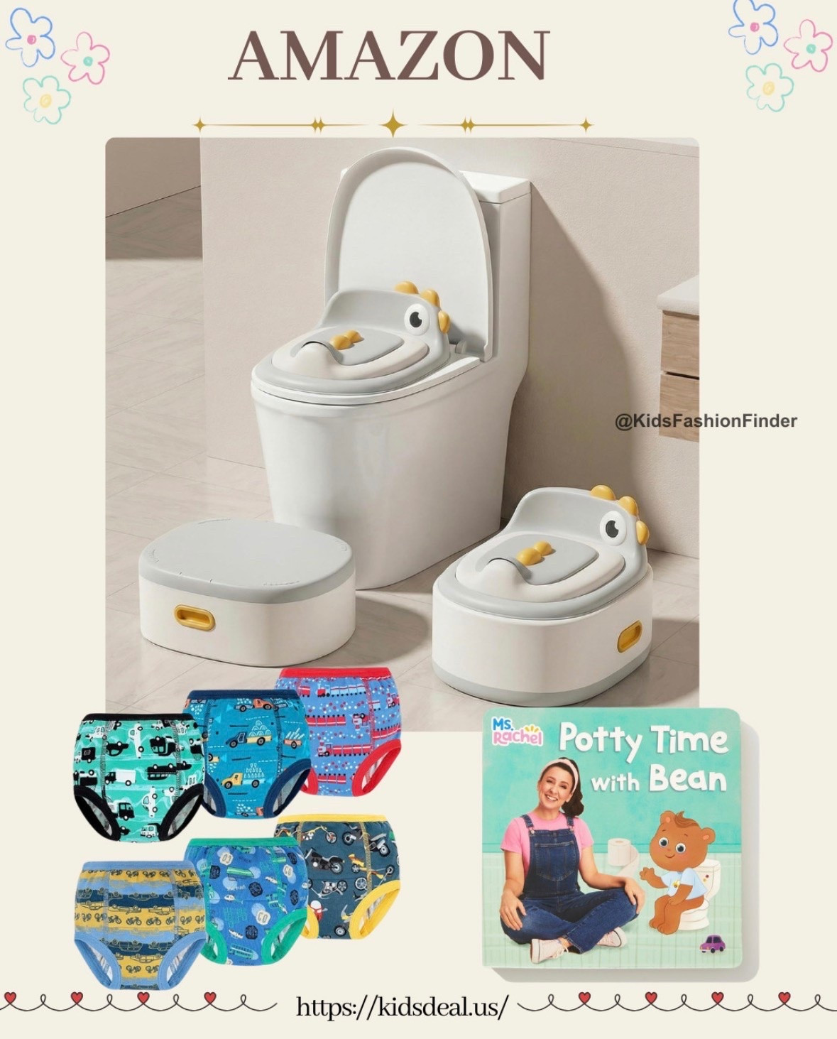 Potty training made easier 🚽✨

3-in-1 toddler potty seat 👶
Easy, comfy & grows with your child 🙌

Training pants for the learning stage 💛
Plus Potty Time with Ms. Rachel 🎶 helps toddlers understand & stay engaged

Make potty time simple & stress-free 💕

#pottytraining #toddlerlife #momlife #parentingtips #msrachel #momfinds

#LTKKids #LTKSaleAlert #LTKstorytime