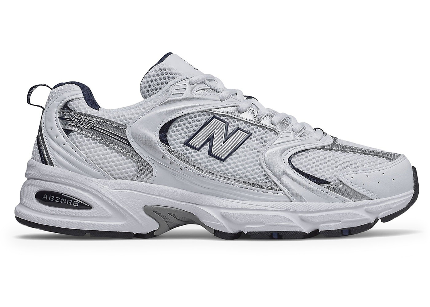 New Balance 530White Silver Navy | StockX