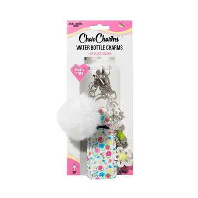 CharCharms Charm Bundle Lip Gloss Holder Floral Pattern | Target