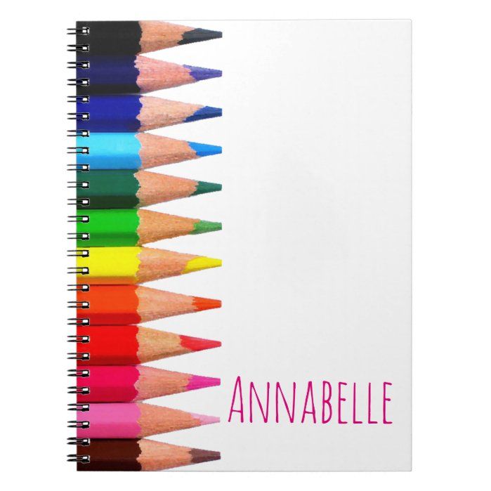 Colored Pencils Notebook | Zazzle