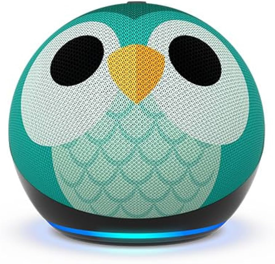 Amazon Echo Dot (5th Gen, 2022 release) Kids | Designed for kids, with parental controls | Owl | Amazon (US)