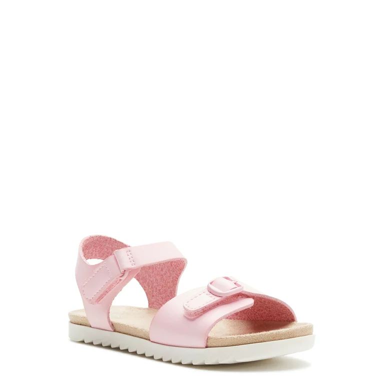 Wonder Nation Toddler Girls Buckle Sandals, Sizes 7-12 | Walmart (US)