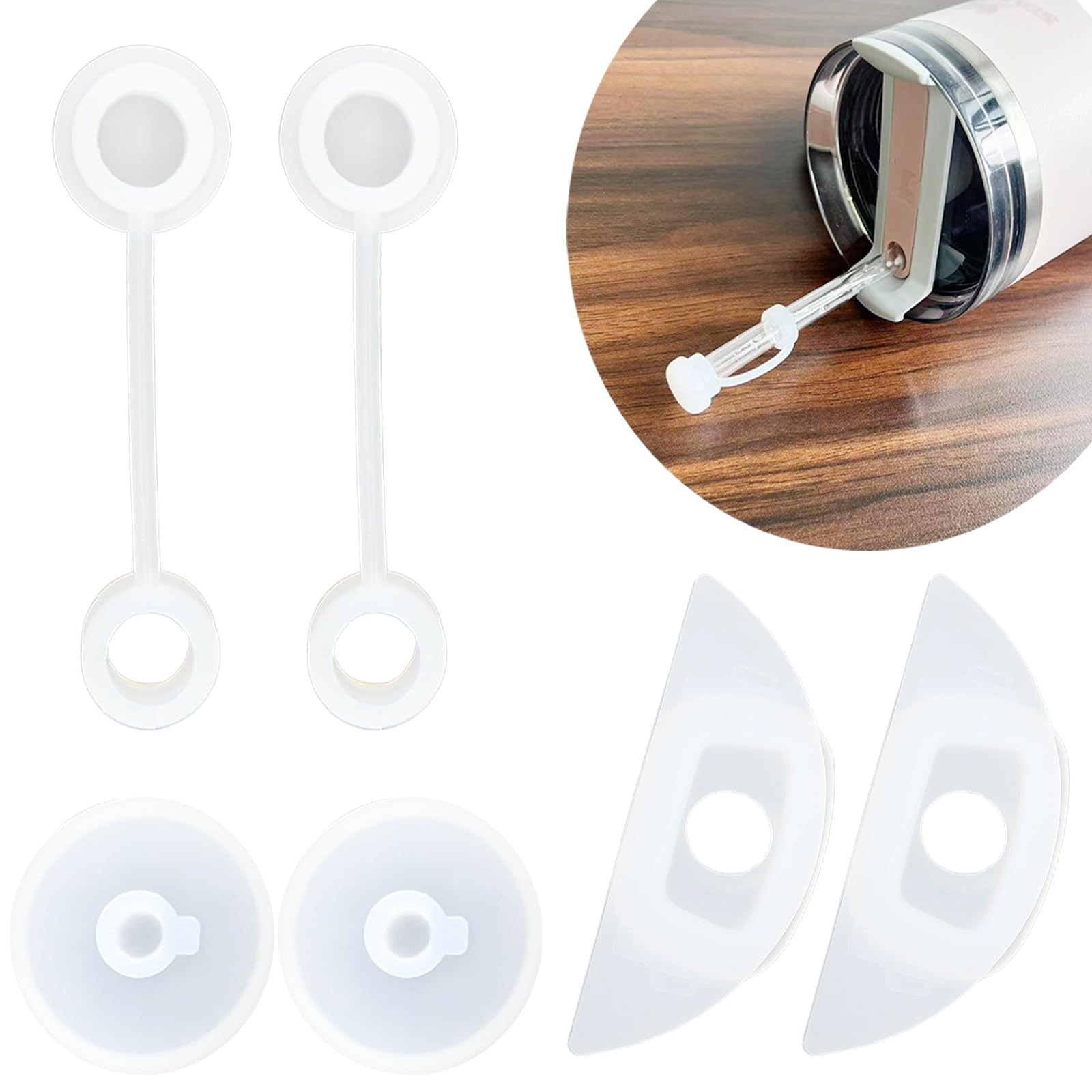 Leak Stoppers Accessories Set For Stanley H2.0 40oz/30oz Tumbler, Includes 2 Set No Spill Stopper... | Amazon (US)