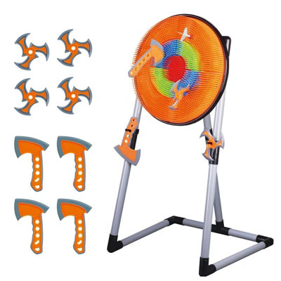 Contixo TS1 Axe Throwing Bristle Target Set for Kids, 2-in-1 Board Family Party Fun Toy | Target
