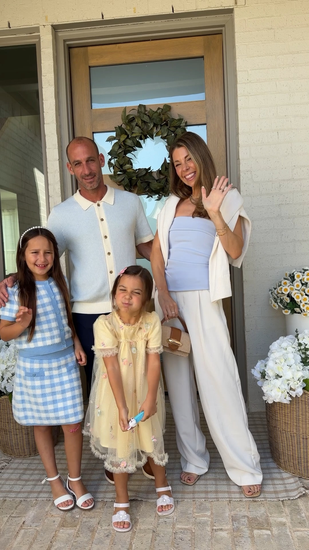 Easter Sunday outfit check! I wore size XS Aritzia tube top and size XS target trousers and target heels. Abercrombie sweater. Dylan’s dress is target and Mila’s TJ Maxx! 

#LTKKids #LTKootd #LTKmomlife