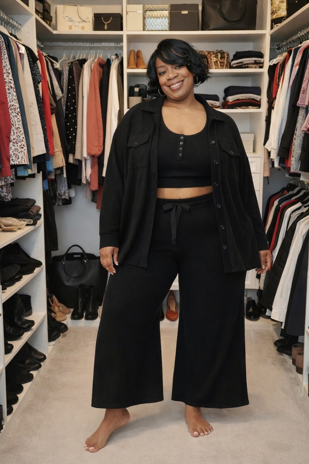 The perfect lounge outfit. 

#LTKPlusSize #LTKOver40 #LTKselfcare